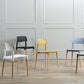 Contemporary Style Dining Chair Armless Dining Chairs with Wooden Legs for Kitchen
