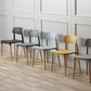 Contemporary Style Dining Chair Armless Dining Chairs with Wooden Legs for Kitchen