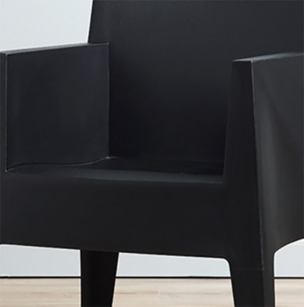 Contemporary Style Dining Chairs Arm Dining Chairs with Plastic Legs for Kitchen Clearhalo 'Dining Chairs' 'Dining Tables & Seating' 'dining_chair' 'furn' 'furn_dining_chair' 'Furniture' 'Kitchen & Dining Furniture' 6021252