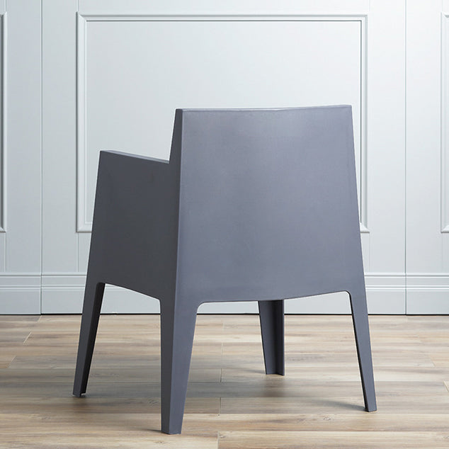 Contemporary Style Dining Chairs Arm Dining Chairs with Plastic Legs for Kitchen Clearhalo 'Dining Chairs' 'Dining Tables & Seating' 'dining_chair' 'furn' 'furn_dining_chair' 'Furniture' 'Kitchen & Dining Furniture' 6021254