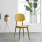 Contemporary Style Dining Chair Armless Dining Chairs with Plastic Legs for Kitchen