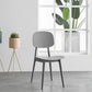 Contemporary Style Dining Chair Armless Dining Chairs with Plastic Legs for Kitchen