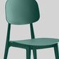 Contemporary Style Dining Chair Armless Dining Chairs with Plastic Legs for Kitchen