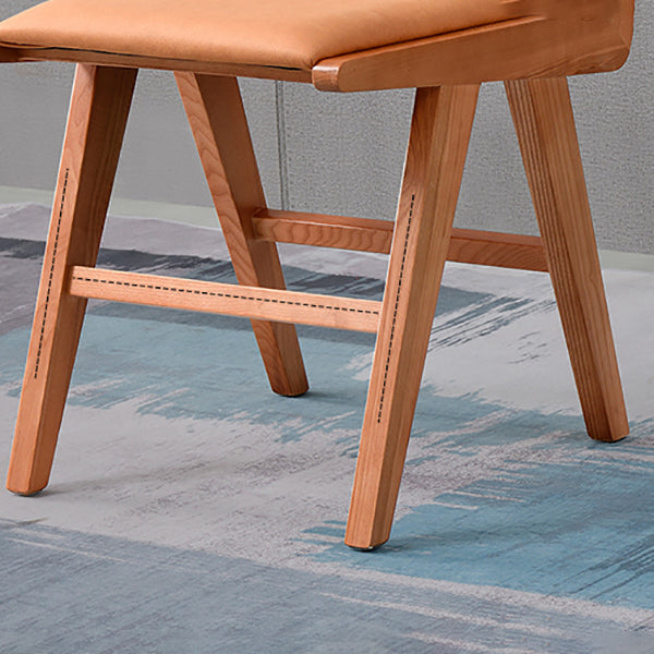 Traditionele stijl eetkamerstoel vast hout riet achterstoel voor thuis