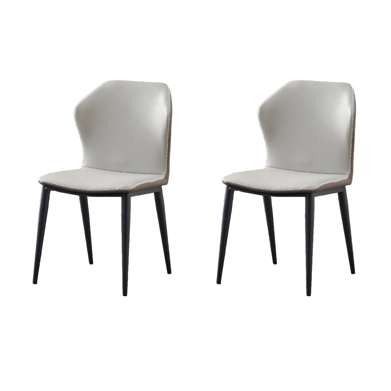 Silla lateral del ala industrial sillas de comedor sin brazo sin brazo