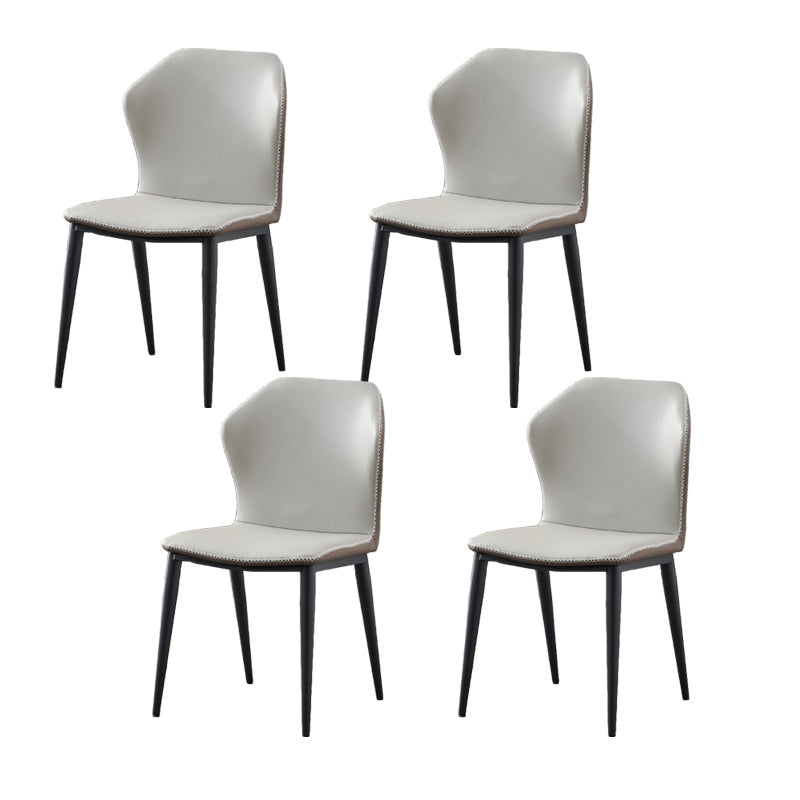 Silla lateral del ala industrial sillas de comedor sin brazo sin brazo