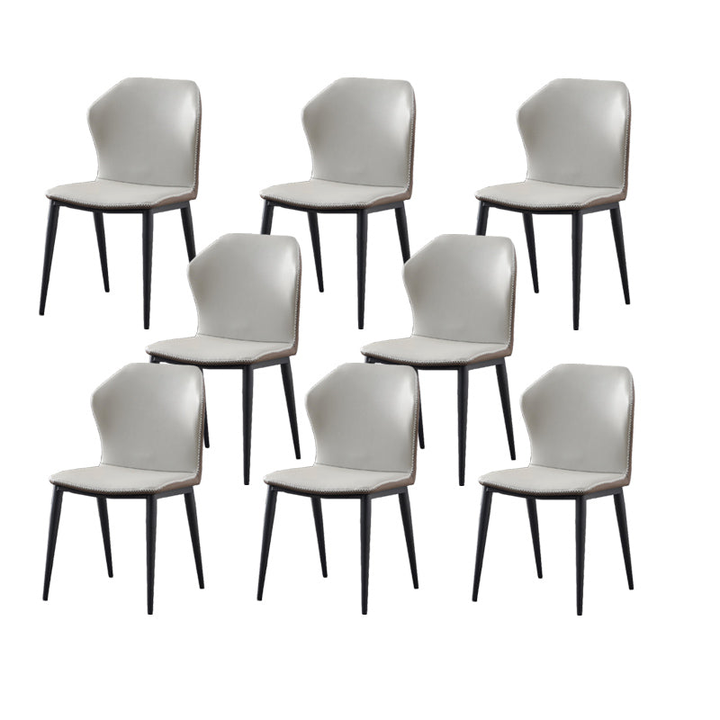 Silla lateral del ala industrial sillas de comedor sin brazo sin brazo