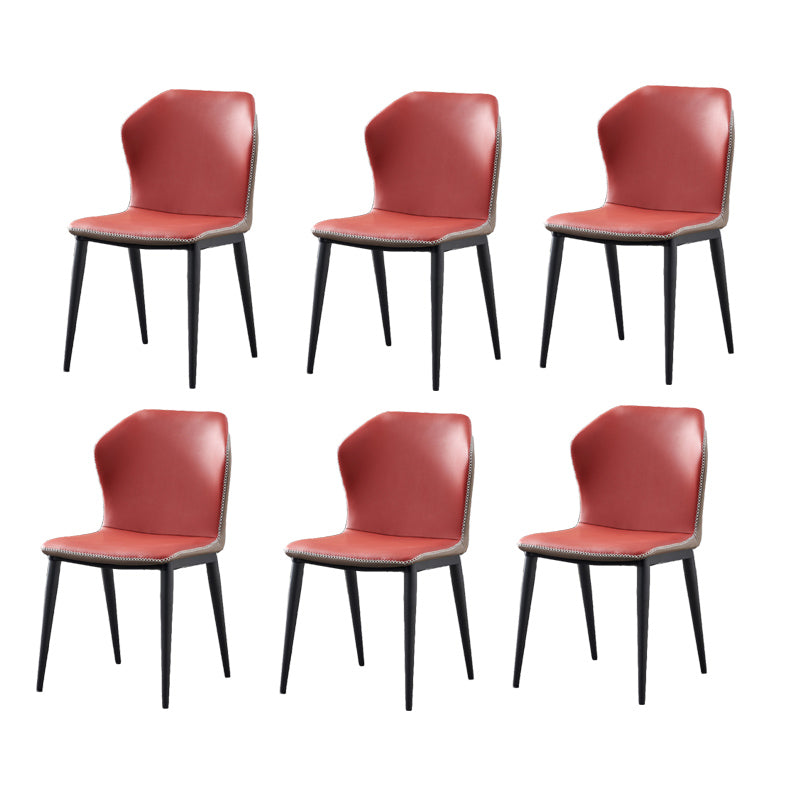 Silla lateral del ala industrial sillas de comedor sin brazo sin brazo