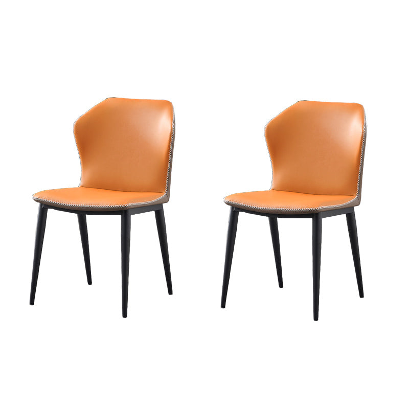 Silla lateral del ala industrial sillas de comedor sin brazo sin brazo