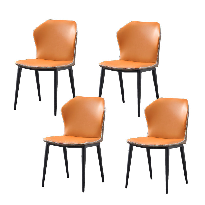 Silla lateral del ala industrial sillas de comedor sin brazo sin brazo