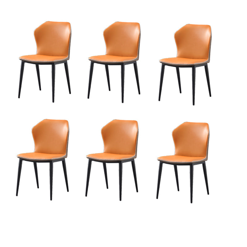 Silla lateral del ala industrial sillas de comedor sin brazo sin brazo