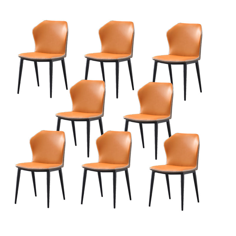 Silla lateral del ala industrial sillas de comedor sin brazo sin brazo