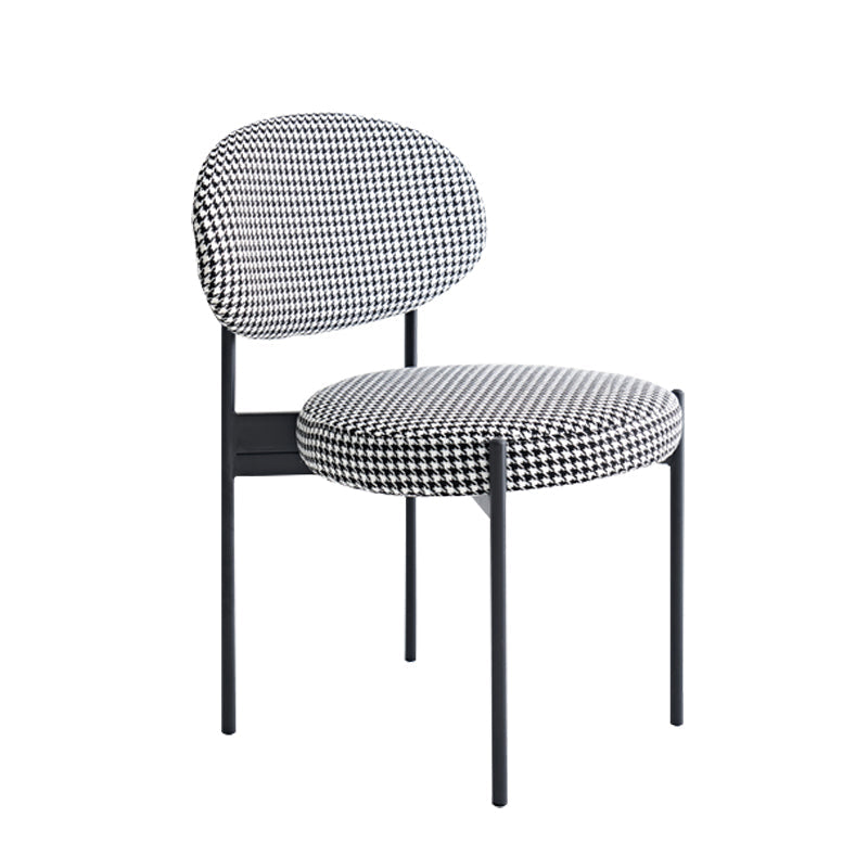 Industriële armloze eetkamerstoelen Open achterstoel