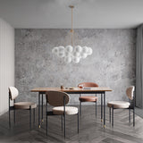 Industriële armloze eetkamerstoelen Open achterstoel