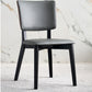 Oak Solid Wood Dining Chair Upholstered Armless Dining Chairs