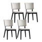 Oak Solid Wood Dining Chair Upholstered Armless Dining Chairs