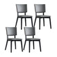 Oak Solid Wood Dining Chair Upholstered Armless Dining Chairs