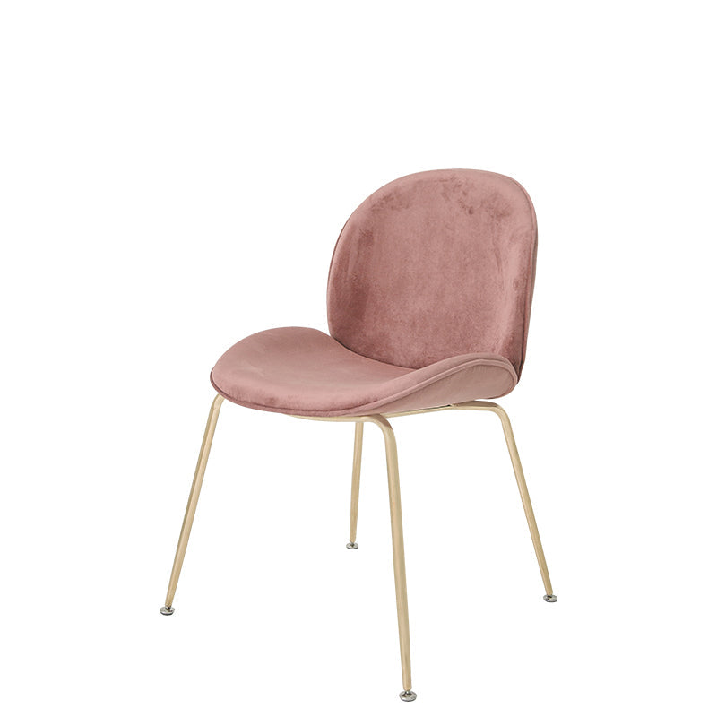 Glam Style Dining Chair Upholstered Dining Side Chair for Indoor