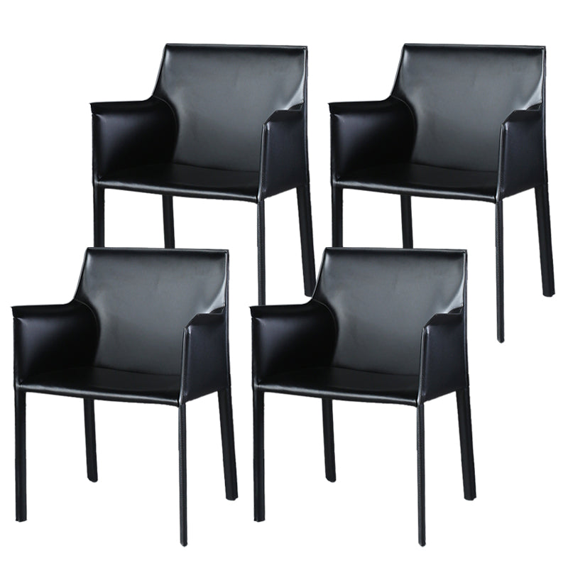 Silla de comedor contemporánea de la silla de cuero del hogar de cuero del hogar