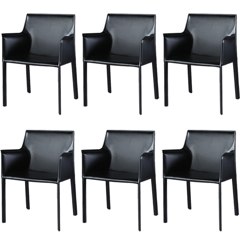 Silla de comedor contemporánea de la silla de cuero del hogar de cuero del hogar