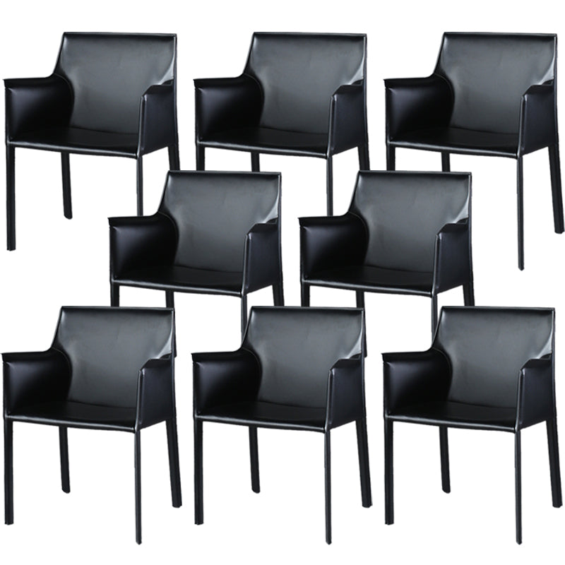 Silla de comedor contemporánea de la silla de cuero del hogar de cuero del hogar