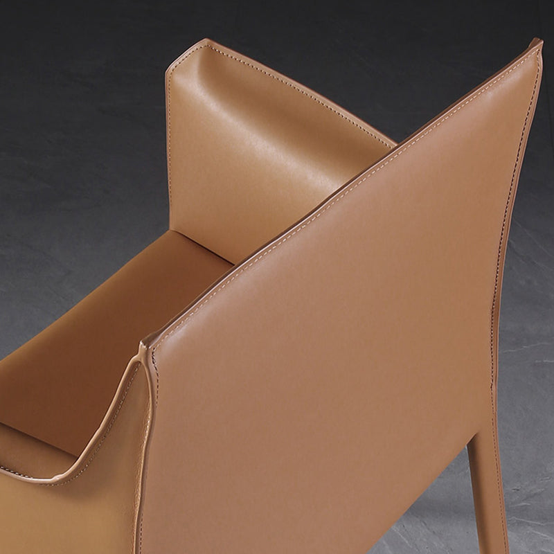 Silla de comedor contemporánea de la silla de cuero del hogar de cuero del hogar