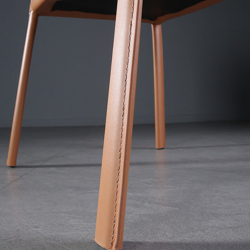 Silla de comedor contemporánea de la silla de cuero del hogar de cuero del hogar
