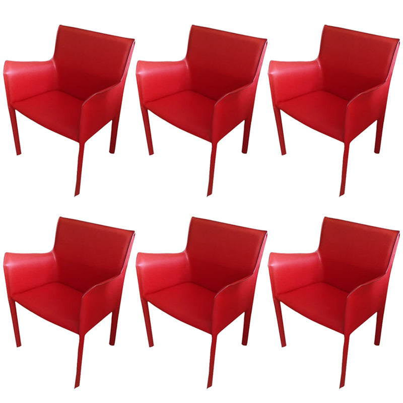 Silla de comedor contemporánea de la silla de cuero del hogar de cuero del hogar