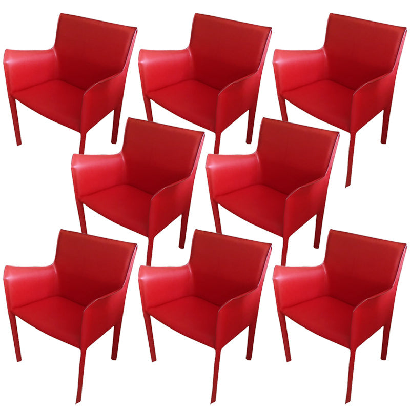 Silla de comedor contemporánea de la silla de cuero del hogar de cuero del hogar