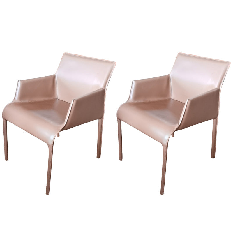 Silla de comedor contemporánea de la silla de cuero del hogar de cuero del hogar