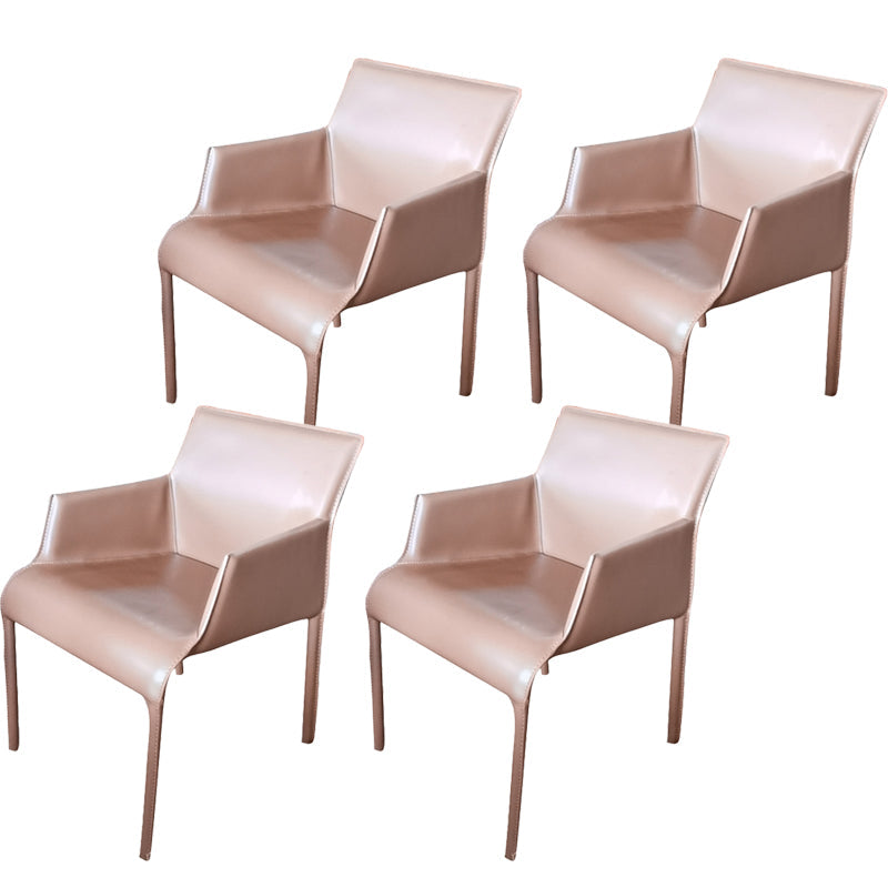 Silla de comedor contemporánea de la silla de cuero del hogar de cuero del hogar