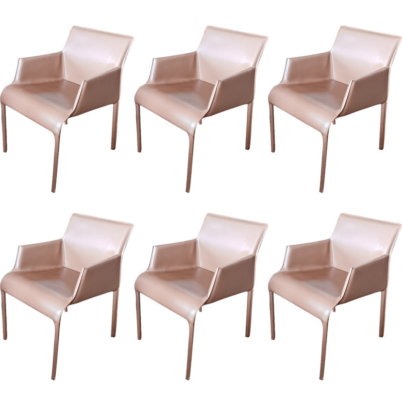 Silla de comedor contemporánea de la silla de cuero del hogar de cuero del hogar