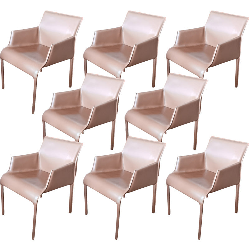 Silla de comedor contemporánea de la silla de cuero del hogar de cuero del hogar