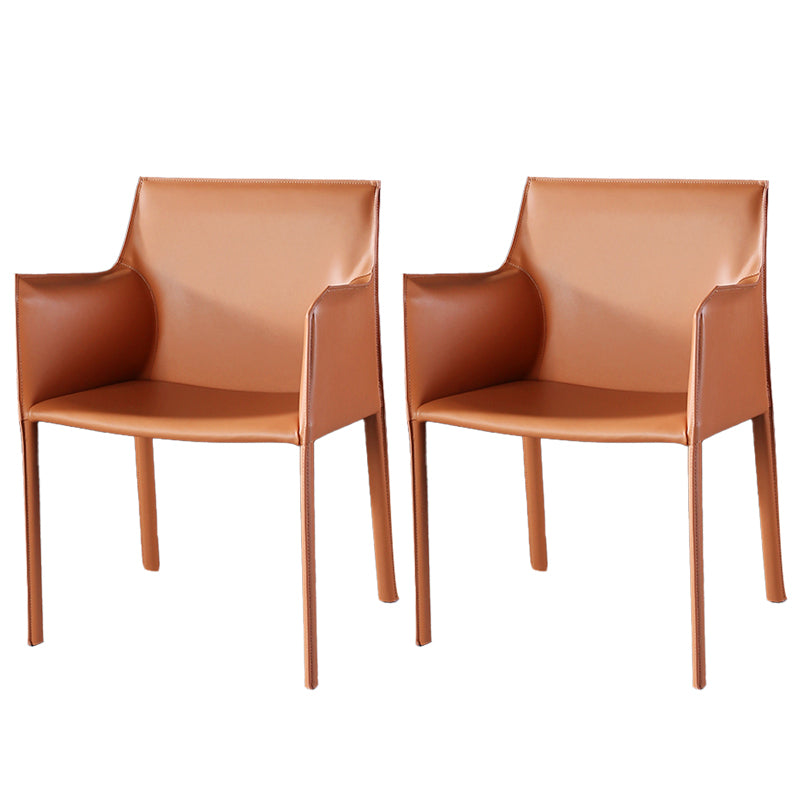 Silla de comedor contemporánea de la silla de cuero del hogar de cuero del hogar