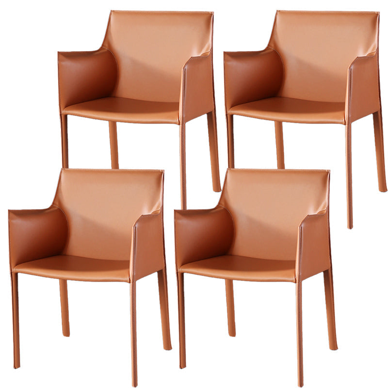 Silla de comedor contemporánea de la silla de cuero del hogar de cuero del hogar