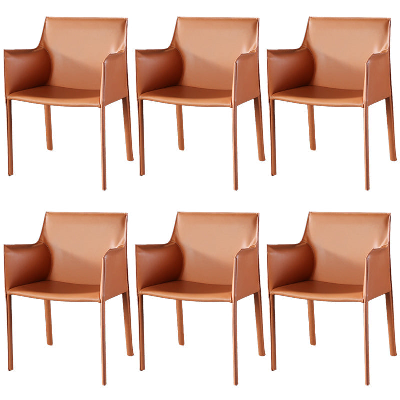 Silla de comedor contemporánea de la silla de cuero del hogar de cuero del hogar
