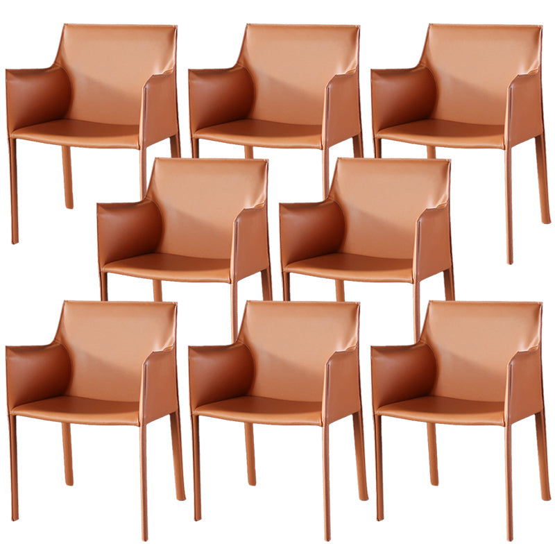 Silla de comedor contemporánea de la silla de cuero del hogar de cuero del hogar