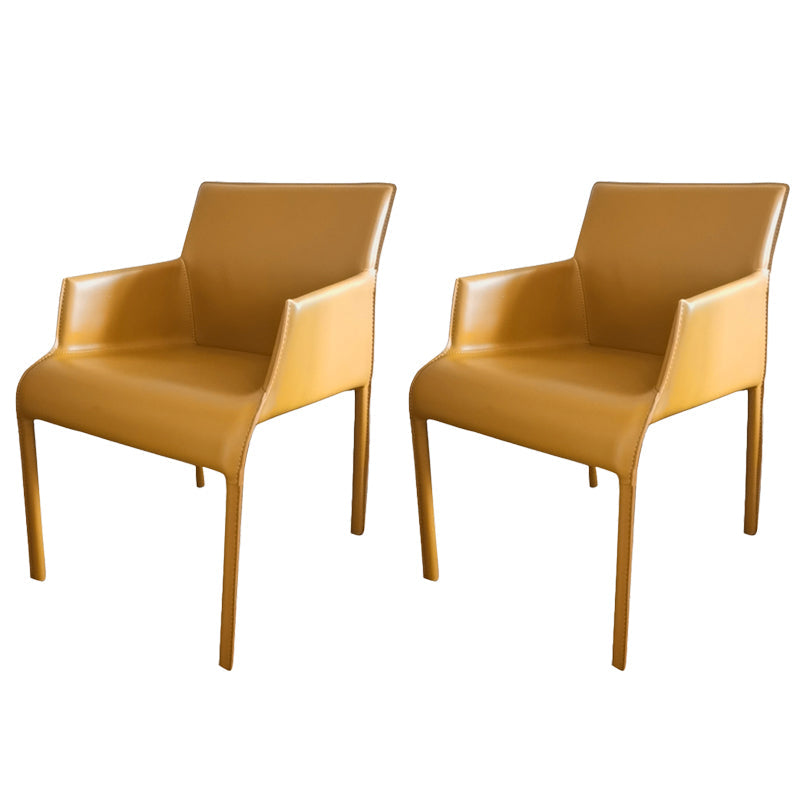 Silla de comedor contemporánea de la silla de cuero del hogar de cuero del hogar