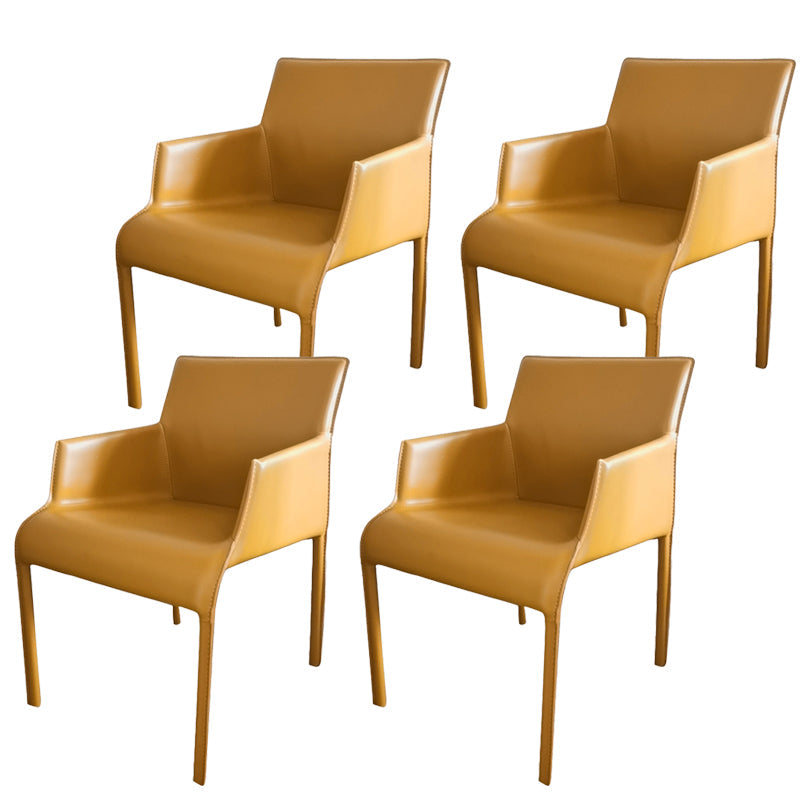 Silla de comedor contemporánea de la silla de cuero del hogar de cuero del hogar