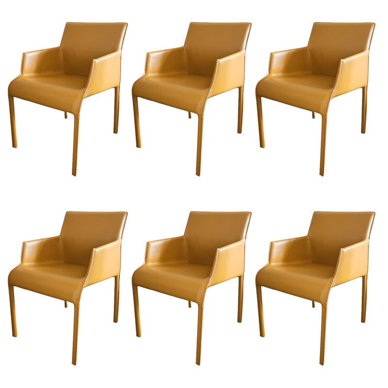 Silla de comedor contemporánea de la silla de cuero del hogar de cuero del hogar