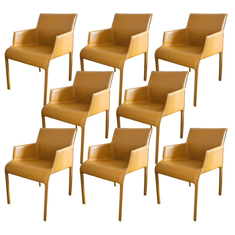 Silla de comedor contemporánea de la silla de cuero del hogar de cuero del hogar