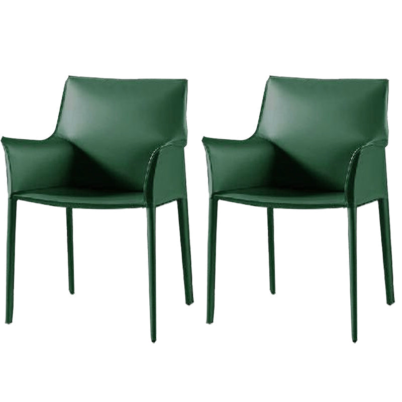 Silla de comedor contemporánea de la silla de cuero del hogar de cuero del hogar