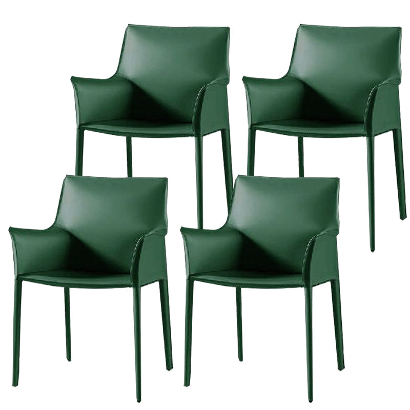 Silla de comedor contemporánea de la silla de cuero del hogar de cuero del hogar