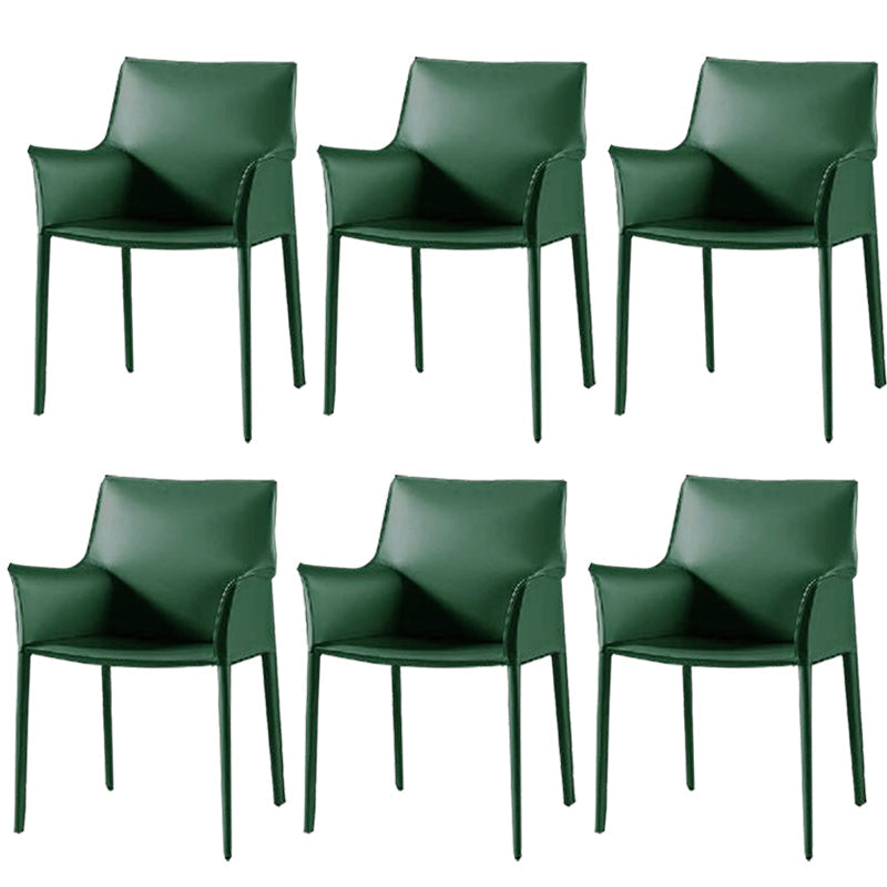 Silla de comedor contemporánea de la silla de cuero del hogar de cuero del hogar