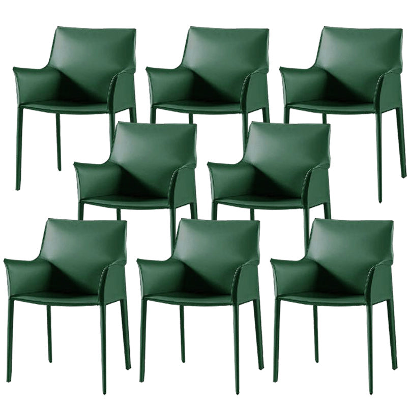 Silla de comedor contemporánea de la silla de cuero del hogar de cuero del hogar