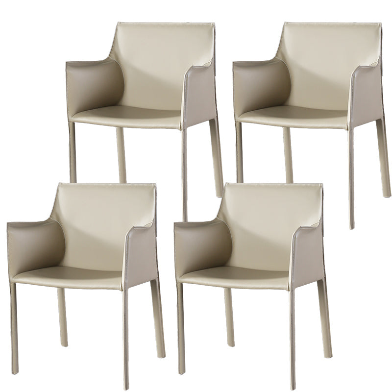 Silla de comedor contemporánea de la silla de cuero del hogar de cuero del hogar