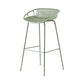 Industrial Metal Barstool Counter Stool Footrest Metal Furniture in Matte Finish Clearhalo 'Bar Furniture' 'Bar Stools' 'bar_stools' 'furn' 'furn_bar_stools' 'Furniture' 'Kitchen & Dining Furniture' 6021661