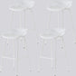 Industrial Metal Barstool Counter Stool Footrest Metal Furniture in Matte Finish White 4 Piece Set Clearhalo 'Bar Furniture' 'Bar Stools' 'bar_stools' 'furn' 'furn_bar_stools' 'Furniture' 'Kitchen & Dining Furniture' 6021699
