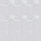 Industrial Metal Barstool Counter Stool Footrest Metal Furniture in Matte Finish White 6 Piece Set Clearhalo 'Bar Furniture' 'Bar Stools' 'bar_stools' 'furn' 'furn_bar_stools' 'Furniture' 'Kitchen & Dining Furniture' 6021700