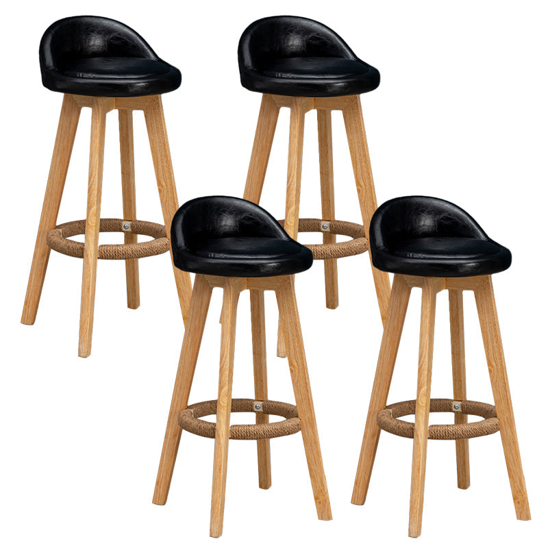 Tabouret de comptoir à dos basse du comptoir bas du bars à tabouret bas en cuir basse en cuir basse en cuir bas